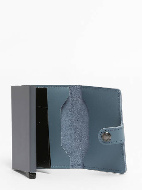 Card Holder Leather Secrid Blue glitter limited 00M other view 1
