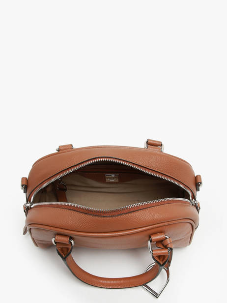 Small Leather Altesse Bowling Bag Etrier Brown altesse EALT049S other view 3