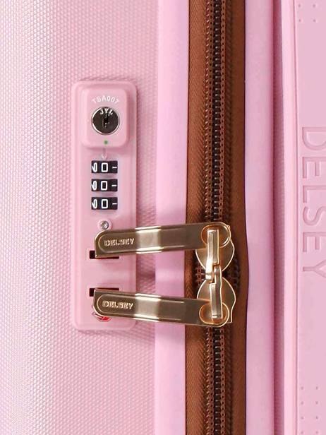 Cabin Luggage Delsey Pink freestyle 3859803 other view 1