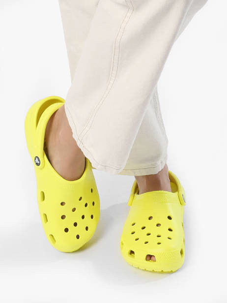 Slippers Classic Bone Crocs Yellow women 10001 other view 2