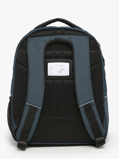 2-compartment Backpack Cameleon Blue actual SD39 other view 4