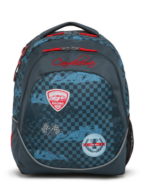 2-compartment Backpack Cameleon Blue actual SD39 other view 6
