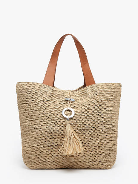 Sac Porté épaule L'atelier Du Crochet Le voyage en panier Blanc l'atelier du crochet AM645