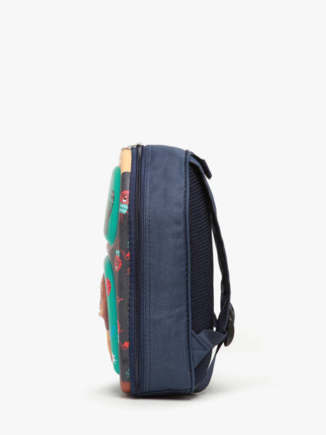 Mini Backpack Miniprix Green animal 88 other view 2