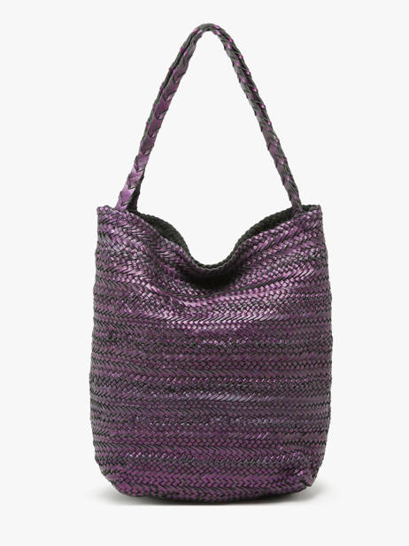 Shoulder Bag Heritage Leather Biba Violet heritage RUB1L other view 4