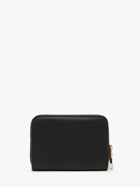 Coin Purse With Card Holder Miniprix Black grained 78SM2631 other view 2