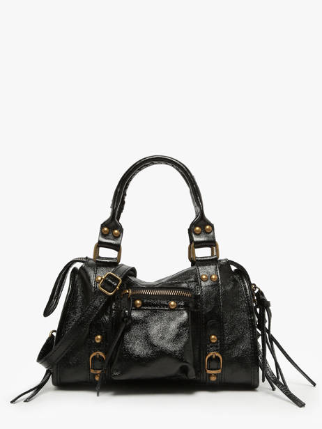 Sac BandouliÃ¨re Nine Cuir Milano Noir nine NI24091