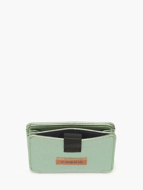 Cardholder Cabaia Green accessoire MINIWALL other view 2