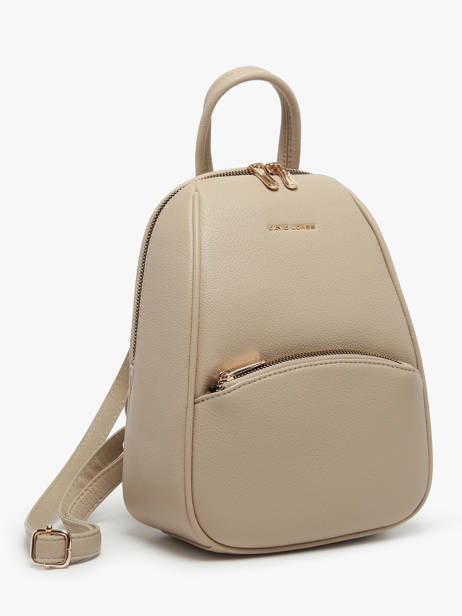 Backpack David jones Beige amsterdam CM7325 other view 2