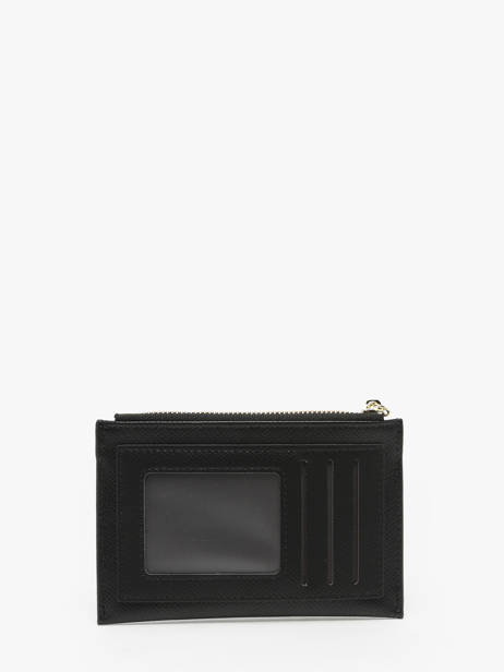 Coin Purse With Card Holder David jones Black saffiano DJ0089 other view 2