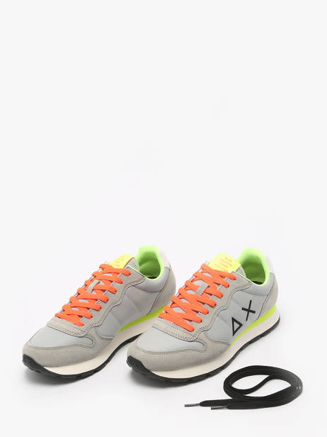 Sneakers Tom Fluo Sun68 Gray men Z35102 other view 2