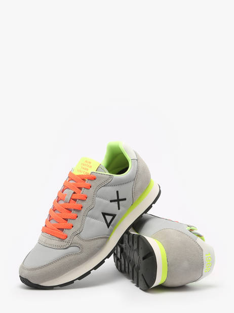 Sneakers Tom Fluo Sun68 Gray men Z35102 other view 3