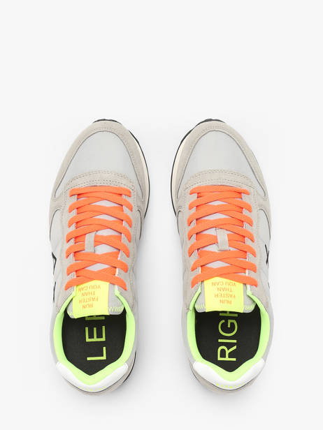 Sneakers Tom Fluo Sun68 Gray men Z35102 other view 4