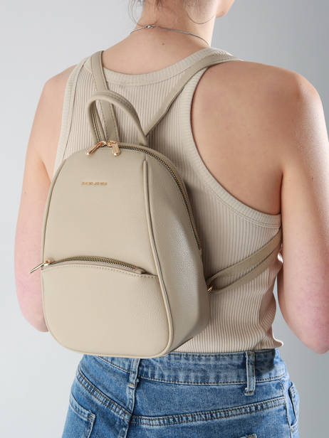 Backpack David jones Beige amsterdam CM7325 other view 1
