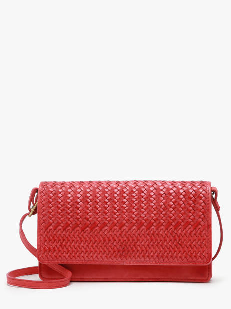 Sac Bandoulière Heritage Cuir Biba Rouge heritage ROU1L