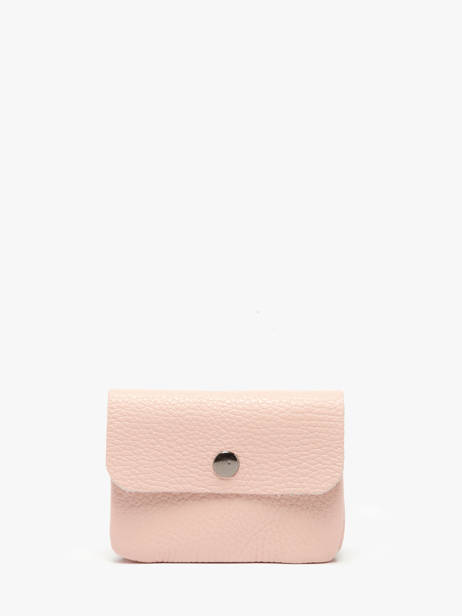 Coin Purse Leather Milano Pink caviar CA23092