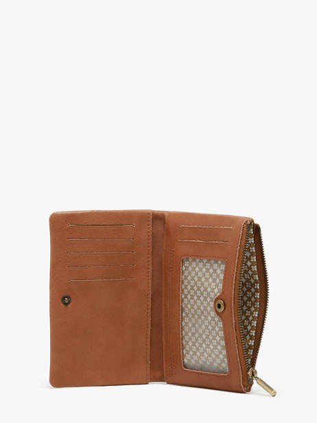 Wallet Leather Mila louise Brown vintage 3760CX other view 1