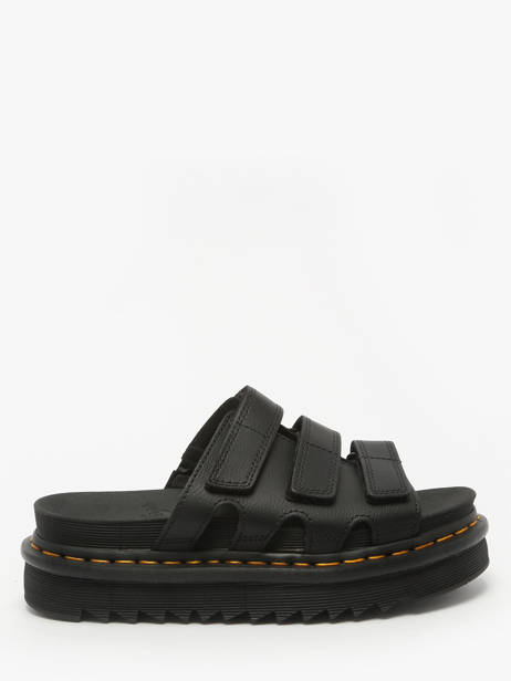 Sandals Raine In Leather Dr martens Black women 40522001