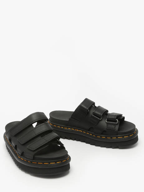 Sandals Raine In Leather Dr martens Black women 40522001 other view 1