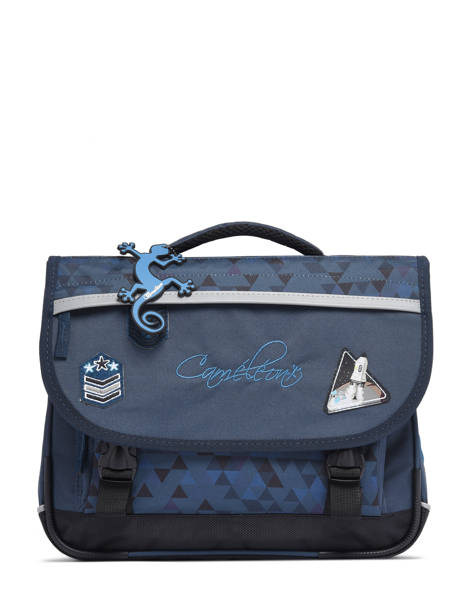 Satchel 2 Compartments Cameleon Blue actual PBBACA35 other view 6
