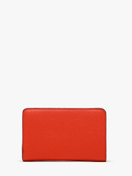 Compact Leather Ninon Zip Wallet Lancel Orange ninon A11123 other view 2