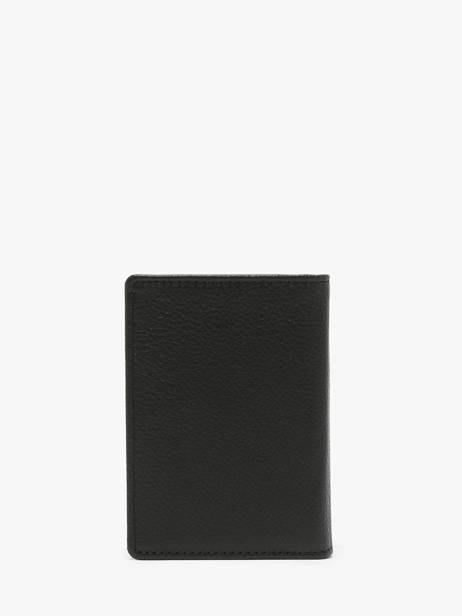 Card Holder Leather Hexagona Black confort 461007R other view 2