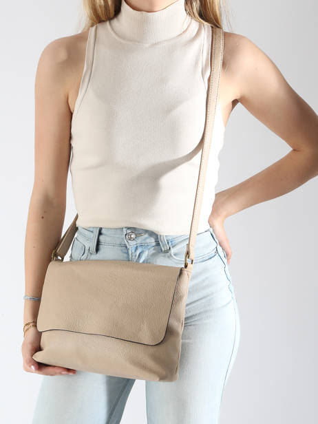 Soft Crossbody Bag Miniprix Beige soft MD5234 other view 1