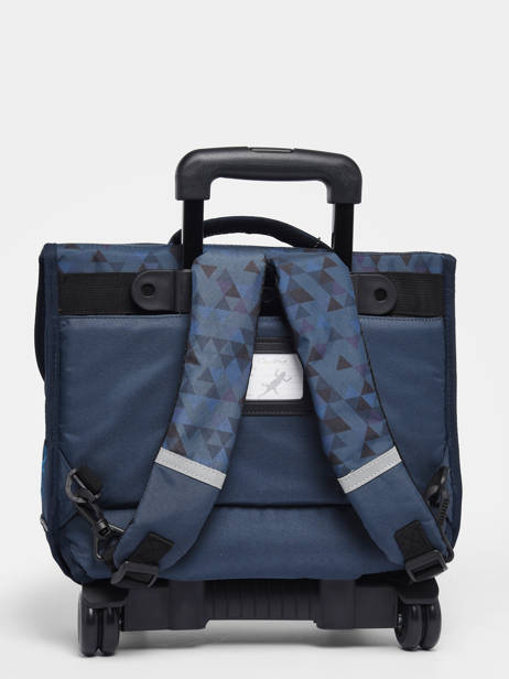 Cartable à Roulettes 3 Compartiments Cameleon Bleu actual PBBACR41 vue secondaire 5
