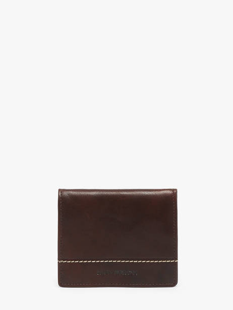 Coin Purse With Card Holder Leather Maverick Brown rough gear MAVRG058