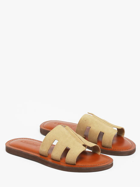 Mules En Cuir Les tropeziennes Beige men EMIASUED vue secondaire 1