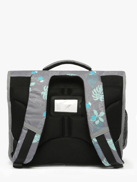 Satchel 2 Compartments Cameleon Gray actual PBBACA38 other view 4