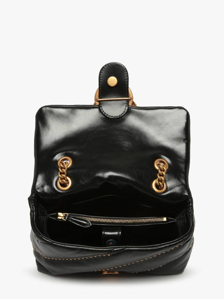 Crossbody Bag Love Bag Puff Leather Pinko Black love bag puff A26T other view 2