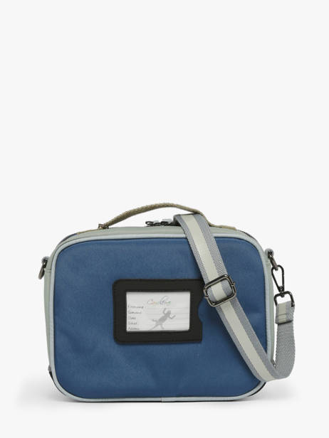 Lunch Bag Cameleon Blue vintage urban BL24 other view 3