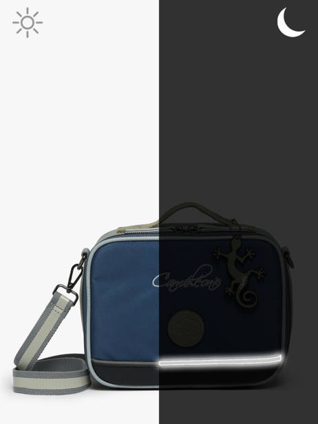 Lunch Bag Cameleon Blue vintage urban BL24 other view 6