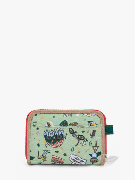 Coin Purse Hello hossy Green cool kids P other view 2
