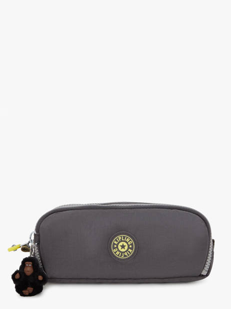 Trousse 3 Compartiments Kipling Gris back to school K13564