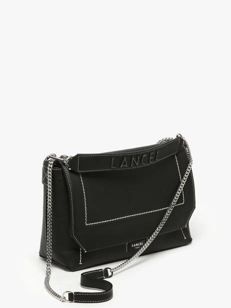 Large Leather Ninon Soft Shoulder Bag Lancel Black ninon A13783 other view 1