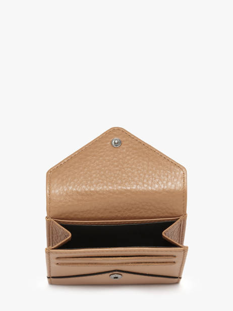 Coin Purse Leather Yves renard Brown enveloppe 29250 other view 1