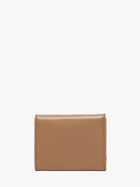 Coin Purse Leather Yves renard Brown enveloppe 29250 other view 2