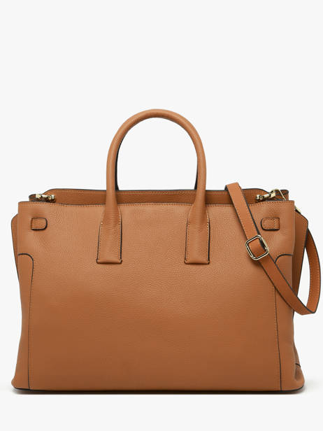 Handbag Equestre Leather Etrier Brown equestre EEQT142L other view 4