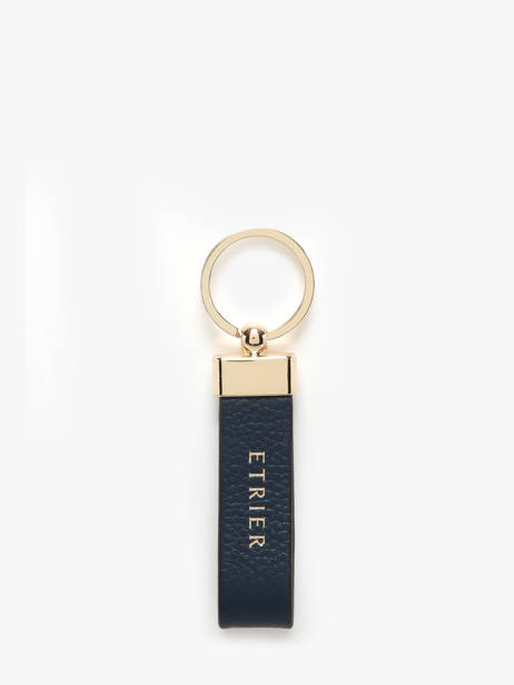 Keychain Tradition Leather Etrier Blue tradition ETRA403M