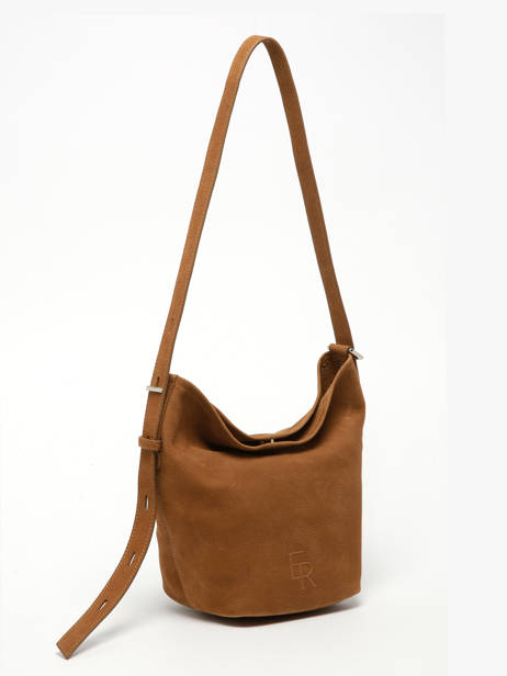 Crossbody Bag Cavalier Nubuck Leather Etrier Brown cavalier nubuck ECAN126S other view 4