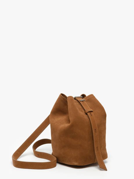 Crossbody Bag Cavalier Nubuck Leather Etrier Brown cavalier nubuck ECAN126S other view 5