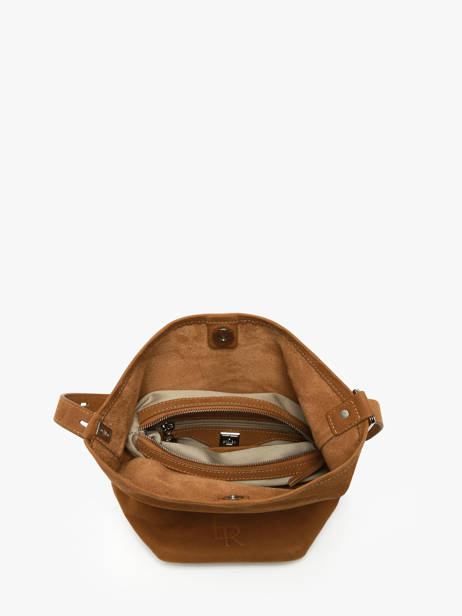 Crossbody Bag Cavalier Nubuck Leather Etrier Brown cavalier nubuck ECAN126S other view 6