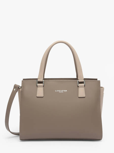 Sac Trapèze Smooth Cuir Lancaster Gris smooth 3