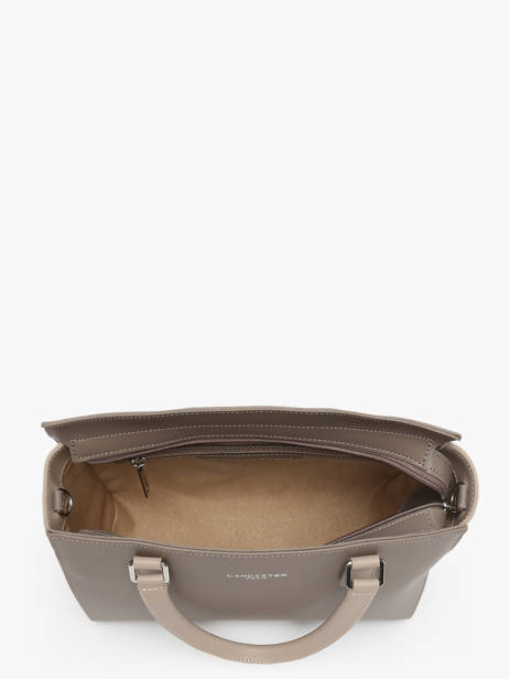 Sac Trapèze Smooth Cuir Lancaster Gris smooth 3 vue secondaire 2