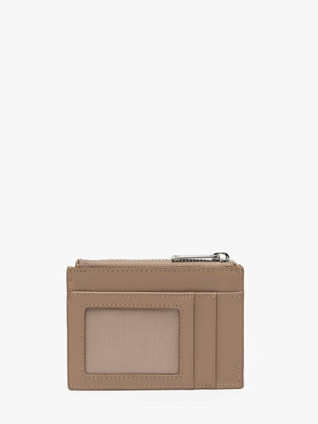 Wallet Leather Lancaster Beige paris pm 22 other view 2