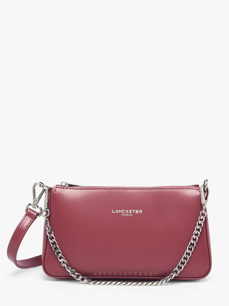 Leather Suave Baguette Bag Lancaster Pink suave even 14