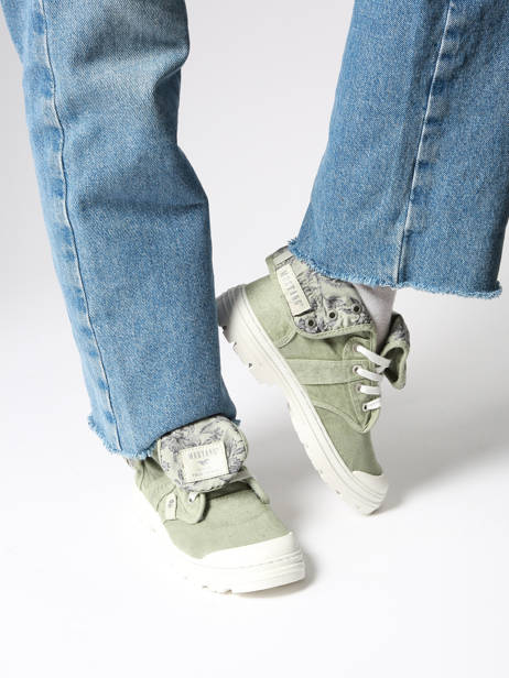 Sneakers Mustang Green women 1426504 other view 1