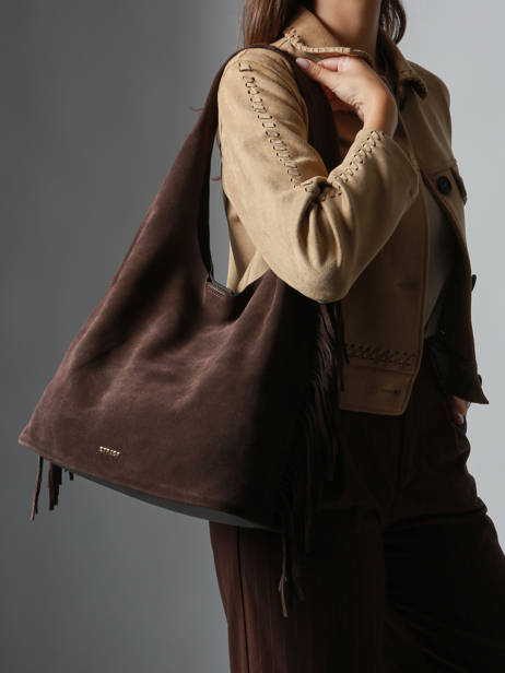 Sac Porté épaule L Country Cuir Etrier Marron country ECOU154L vue secondaire 1